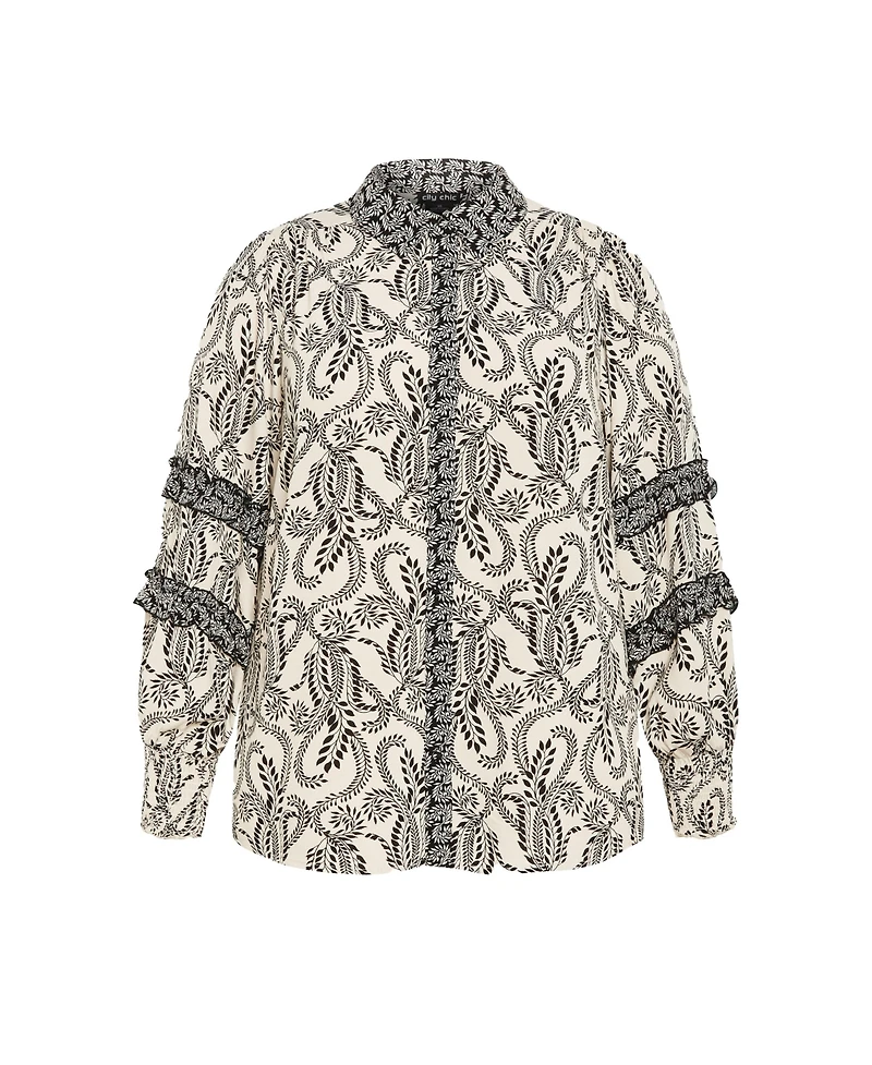 City Chic Plus Dreamweaver Shirt