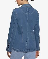 Sanctuary Women's Sculpted Denim Blazer