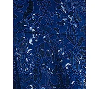 Emerald Sundae Juniors' Sequined Lace Fit & Flare Dress