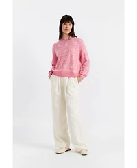 Chinti & Parker Women's La Mer Printed Wool Cashmere Sweater