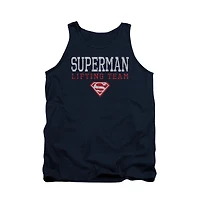 Superman Mens Lifting Team Adult Tank Top