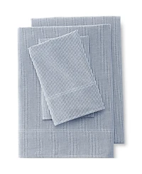 Lands' End Cotton Oxford Stripe Bed Sheet Set