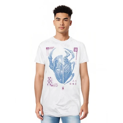 Blue Beetle Mens Split Short Sleeve Adult Tee / T-Shirt