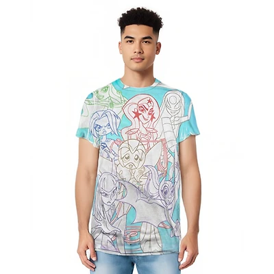 Dc Wonder Woman Men's Superhero Girls Comics Justice Gang Adult Poly/Cotton Short Sleeve Tee / T-Shirt
