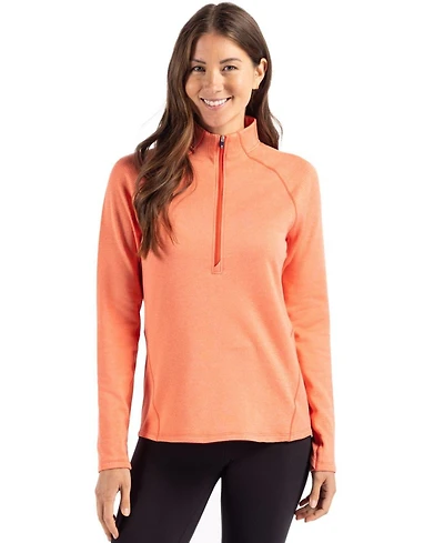 Cutter & Buck Women's Peshastin Fleece Recycled Half Zip Pullover