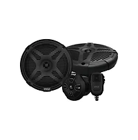 Pyle Dual 6.5” Waterproof Marine Speaker Kit with Bluetooth Amplifier & Microphone