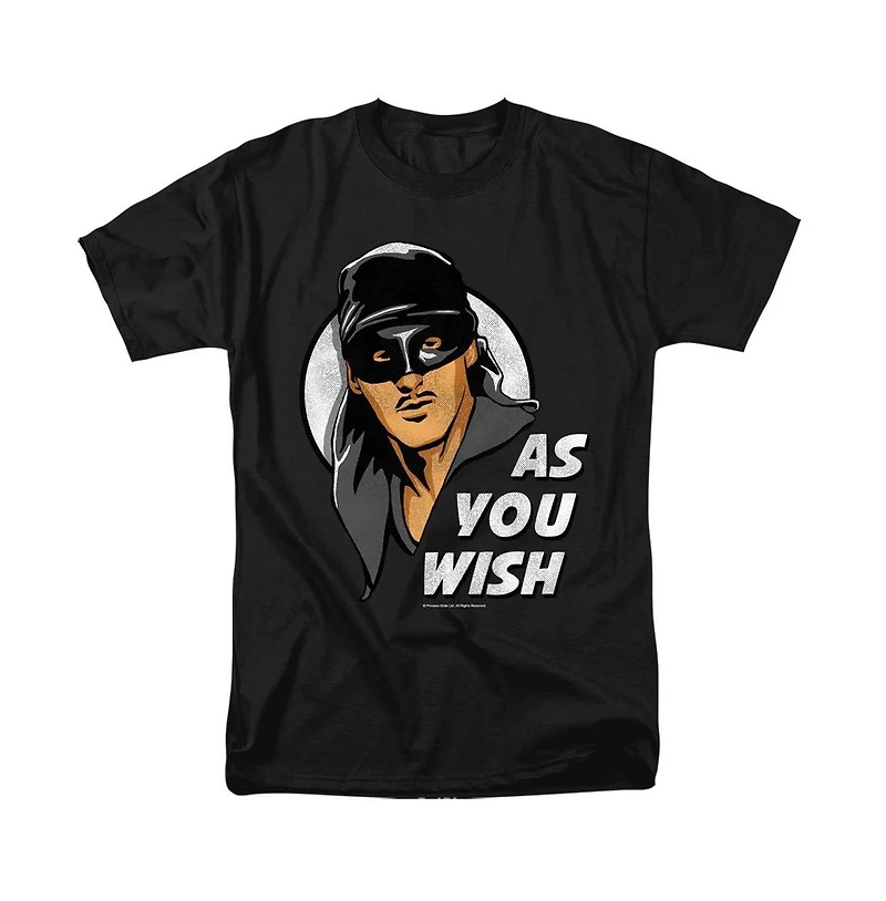 Princess Bride Mens As You Wish Short Sleeve Adult Tee / T-Shirt
