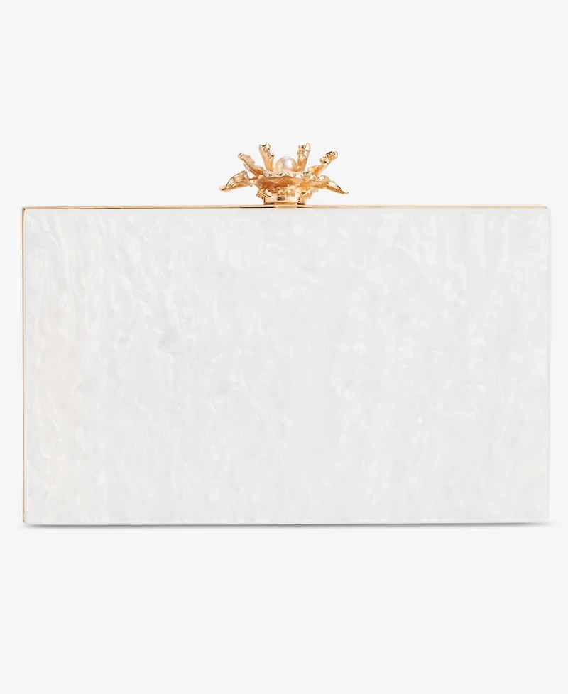 I.n.c. International Concepts Floral Mini Acrylic Clutch Crossbody, Exclusively at Macy's