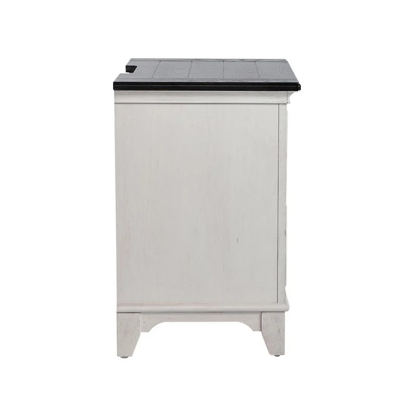 Liberty Furniture 2 Drawer Night Stand w/ Charging Station