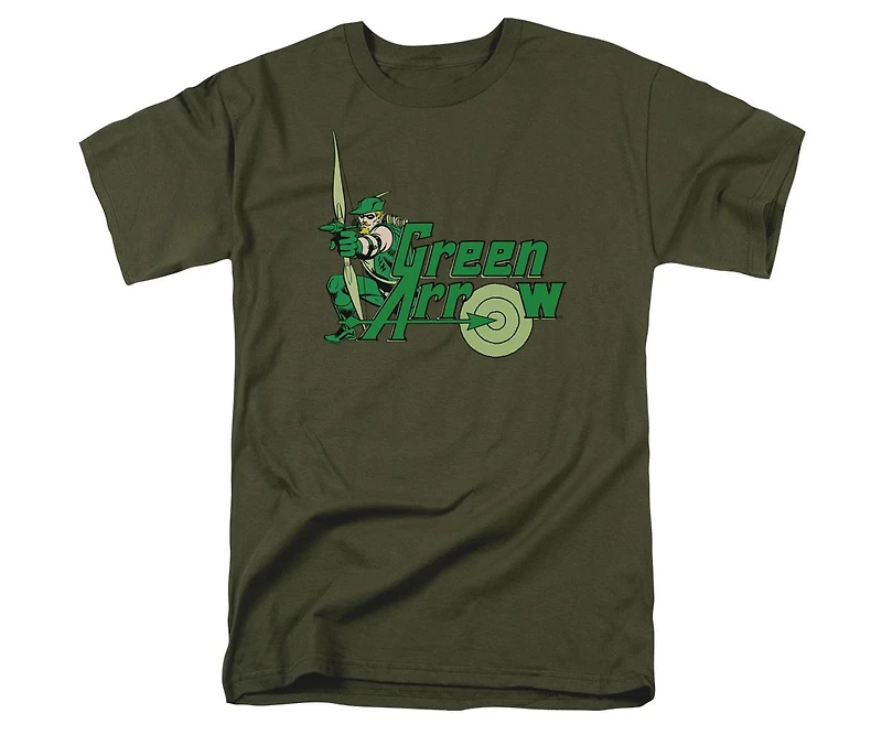 Dc Green Arrow Men's Comics Short Sleeve Adult Tee / T-Shirt