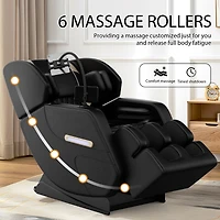 Massage Chair Full Body Air Pressure, Massage Chair Recliner, Lower Back and Calf Heating, Customizable Features and Zero Gravity Modes