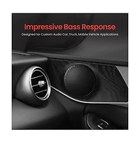Pyle 3.5" Single Voice Coil Car Subwoofer, 20 Watts, 4-Ohm