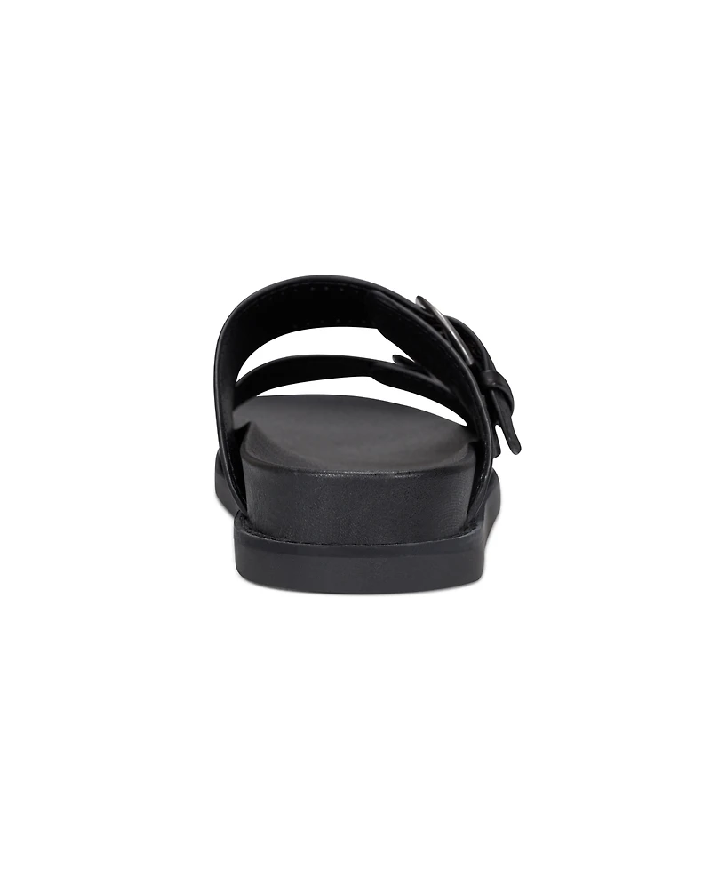 Earth Women's Francii Double Band Flat Slip-On Sandals