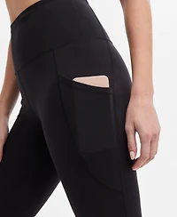Id Ideology Women's Solid 7/8 Compression Leggings