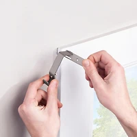 Kenney Fast Fit Vance 5/8" Adjustable Decorative Curtain Rod for Easy Installation