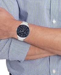 Tommy Hilfiger Men's Multifunction Silver Tone Stainless Steel Bracelet Watch