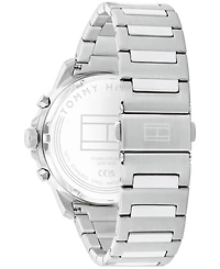Tommy Hilfiger Men's Multifunction Silver Tone Stainless Steel Bracelet Watch