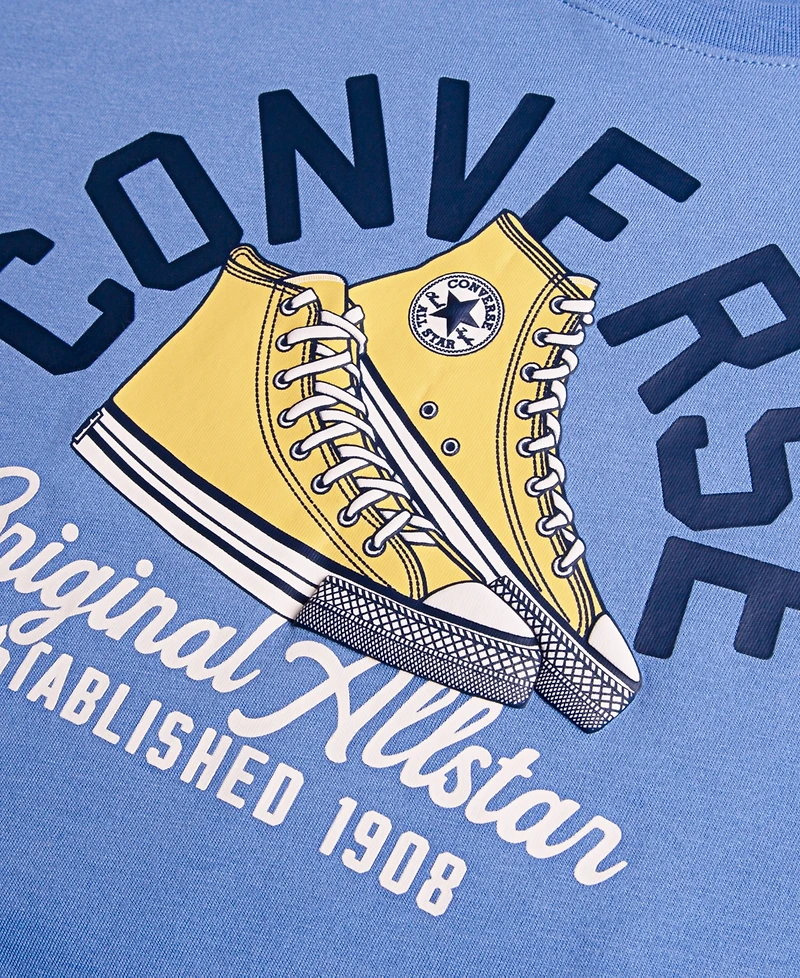 Converse Big Boys Retro Remix Sneaker Arc Tee