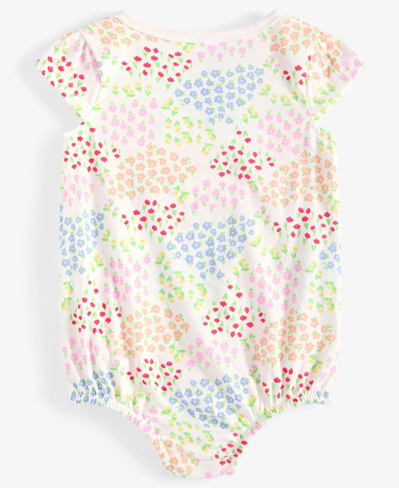 First Impressions Baby Girls Flower Garden Printed Skirted Sunsuit, Exclusively at Macy's