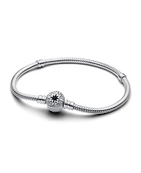 Pandora Sterling Silver North Star Clasp Snake Chain Bracelet