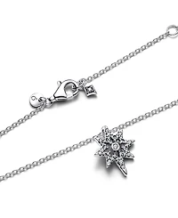 Pandora Silver North Star Pendant Necklace