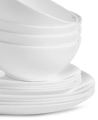 Arch Studio Opal Glass 12 Pc Coupe Dinnerware Set, Service for 4, Exclusively at Macy's