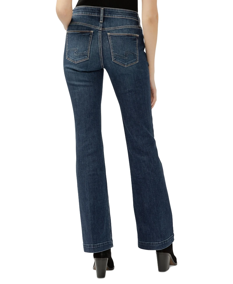Silver Jeans Co. Women's Suki Mid-Rise Curvy-Fit Bootcut
