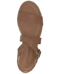 Lucky Brand Women's Trianna Strappy Espadrille Wedge Sandals