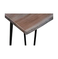 Jofran Nature's Edge Solid Acacia Counter Height Sofa Dining Table