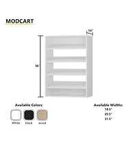 Modular Storage Angled Shelves, Wood Closet Organizer Adjustable, Stacking