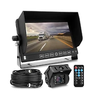 Pyle Dvr Cam Recording System with 7'' Display Monitor and Night Vision, Waterproof