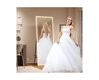 gaomon Led Mirror Full Length 71"x 28" Full Body Mirror with Light Floor Mirror Wall Mounted Mirror Freestanding Full Size Mirror dimming 3 Colors Lig