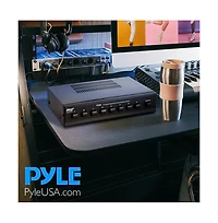 Pyle 8-Ch. High Power Stereo Speaker Selector with Volume Control