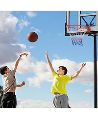 Kuyotq 18 Inch Basketball Rim Goal Replacement with All Weather Net and Mounting Hardware