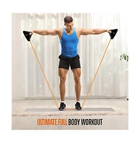 Squatz Multi-Function Push-Up Rack with Resistance Bands for Home Workouts