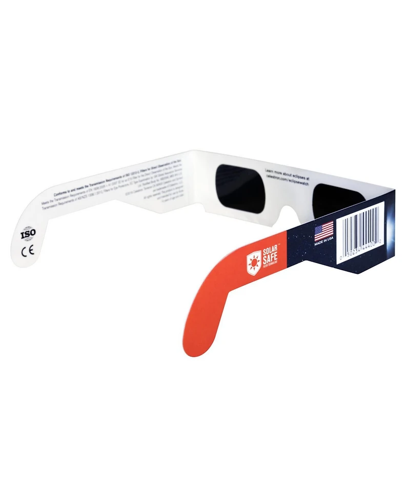 Celestron EclipSmart Safe Filter Eclipse Glasses Iso 12312-2:2015 (E) (10-Pack)