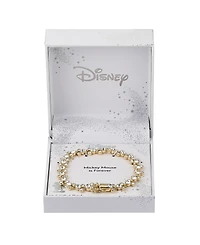 Disney Crystal Multi Color Station Mickey Mouse Tennis Bracelet