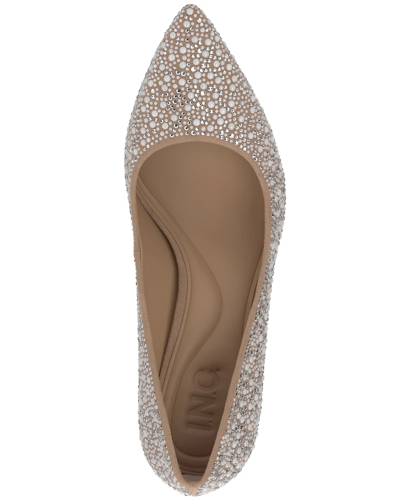 I.n.c. International Concepts Women's Zitah Embellished Pointed Toe Pumps, Created for Macy's