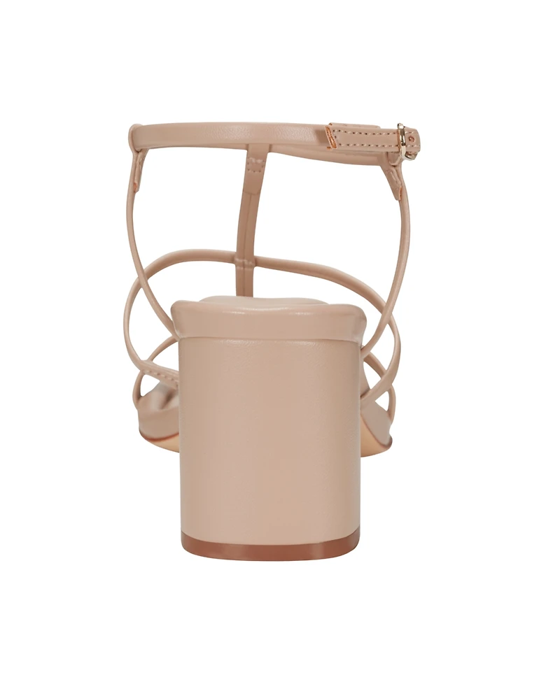 Marc Fisher Women's Gellyn Caged Block Heel Sandals