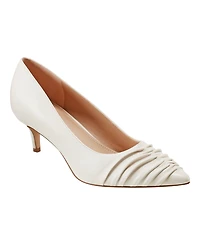 Marc Fisher Ltd Women's Paria Ruched Kitten Heel Pumps