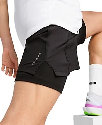 Puma Men's Run Velocity Logo Shorts