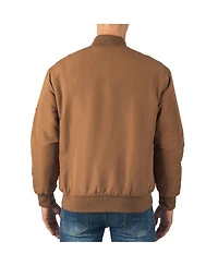 Alpine Swiss Men's Damon Bomber Jacket | Warm Quilted Flight Jacket with Pockets – Stylish Windbreaker for Casual & Layering | Versatile Outerw