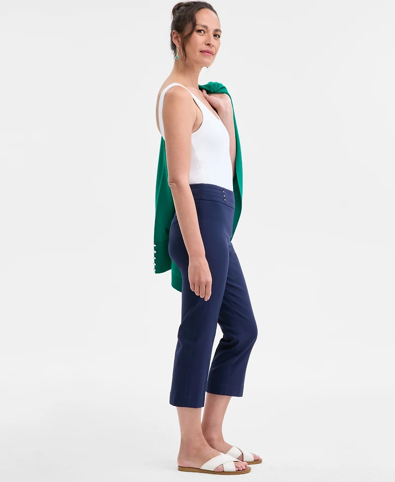 Jm Collection Women's Pull-On Capri Tummy-Control Pants, Exclusively at Macy's