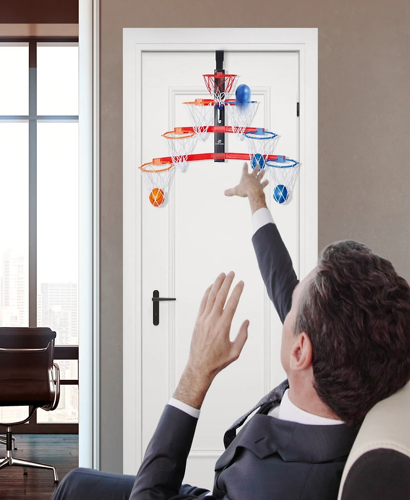 E-jet Games Over-the-Door Basketball Mini Hoop Race