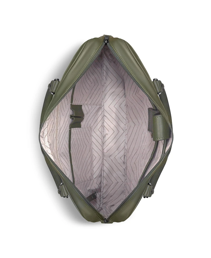 Champs Onyx Collection Leather Slim Briefcase