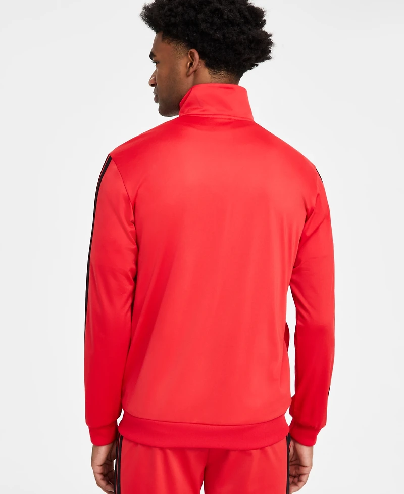 adidas Men's 3 Stripes Tricot Regular Track Top