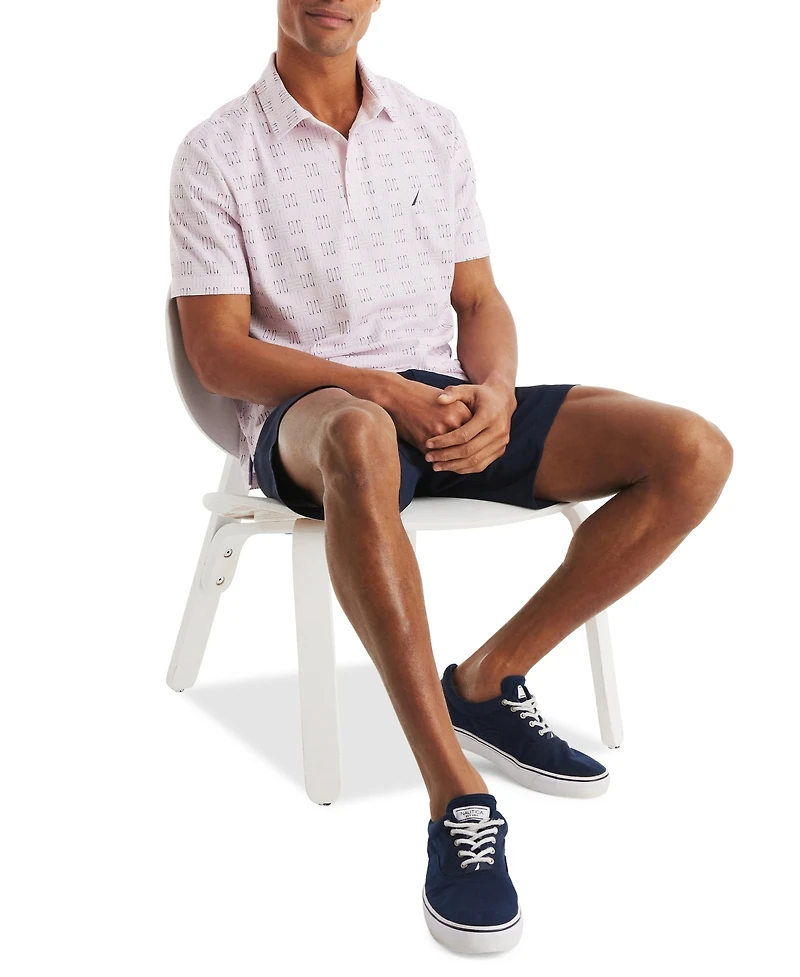 Nautica Men's Classic-Fit Printed Golf Polo Shirt