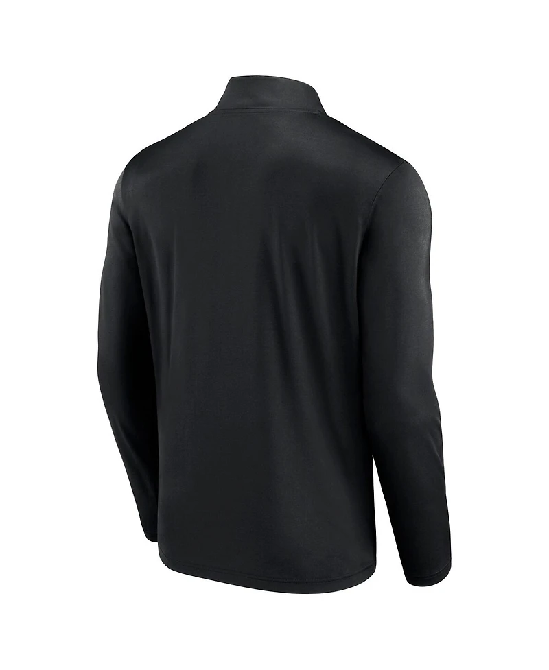 Fanatics Men's Black Las Vegas Raiders Head-to-Head Quarter-Zip Top