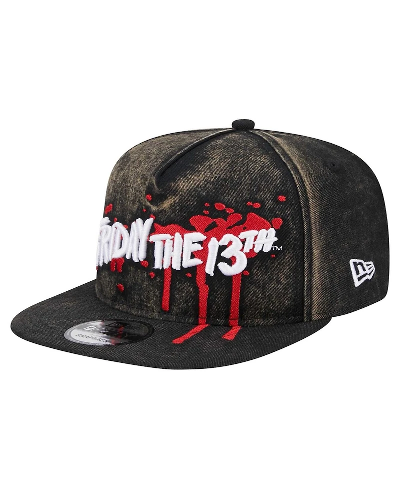 New Era Men's Black Friday the 13th 9FIFTY Snapback Hat