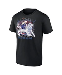 Fanatics Men's Josh Allen Black Buffalo Bills Notorious Player Graphic T-Shirt